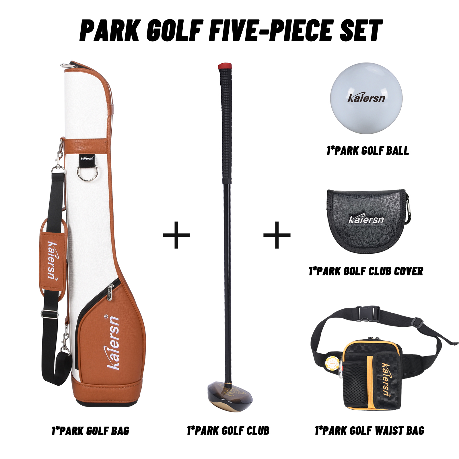 Golf Equipment Kit - Kaiersn Park Golf Set - Clubs