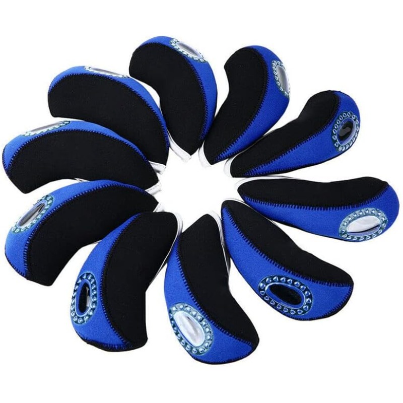 Golf Equipment Kit - Golf Iron Covers Set for Club