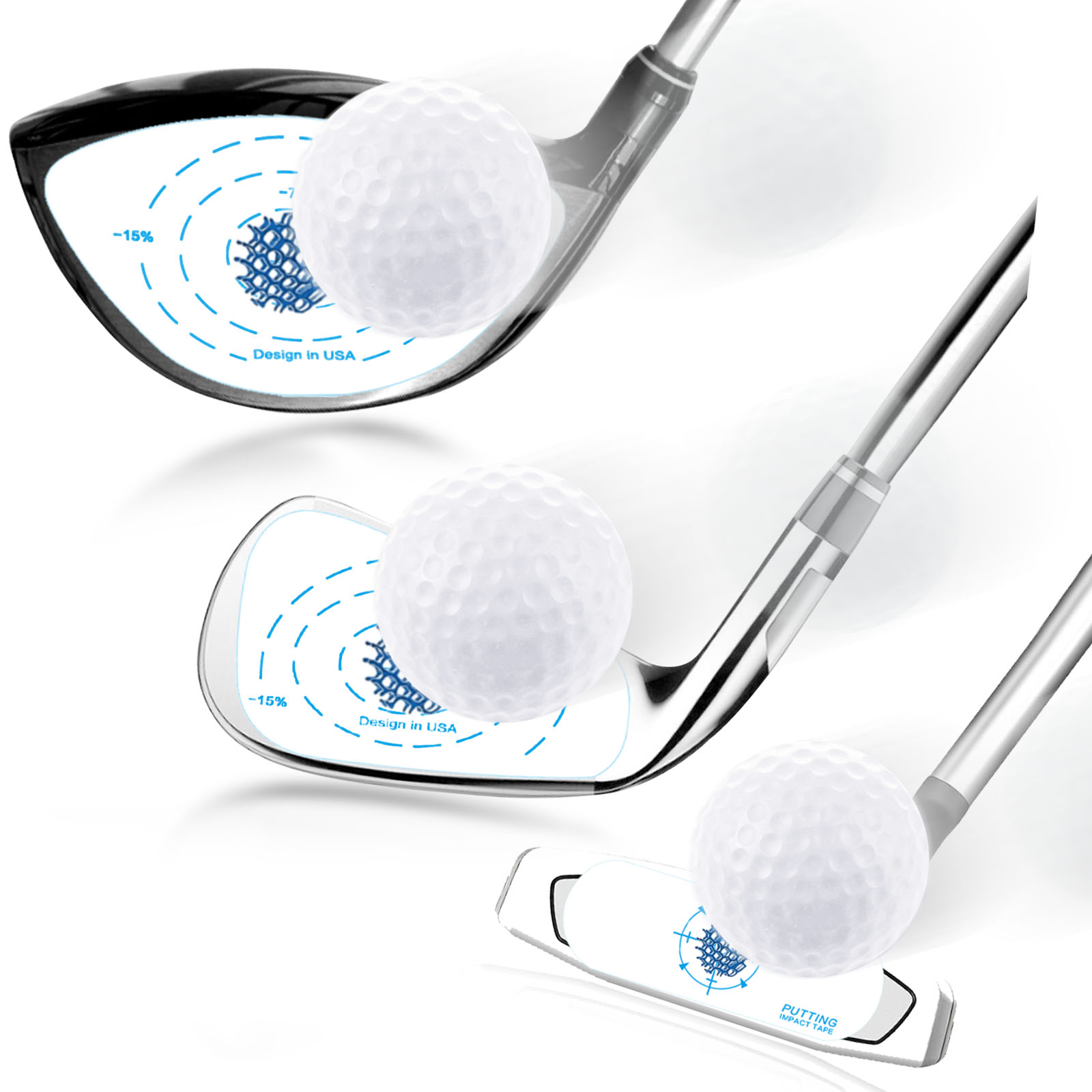 Golf Equipment Kit - Golf Impact Tape 150Pcs Value Set