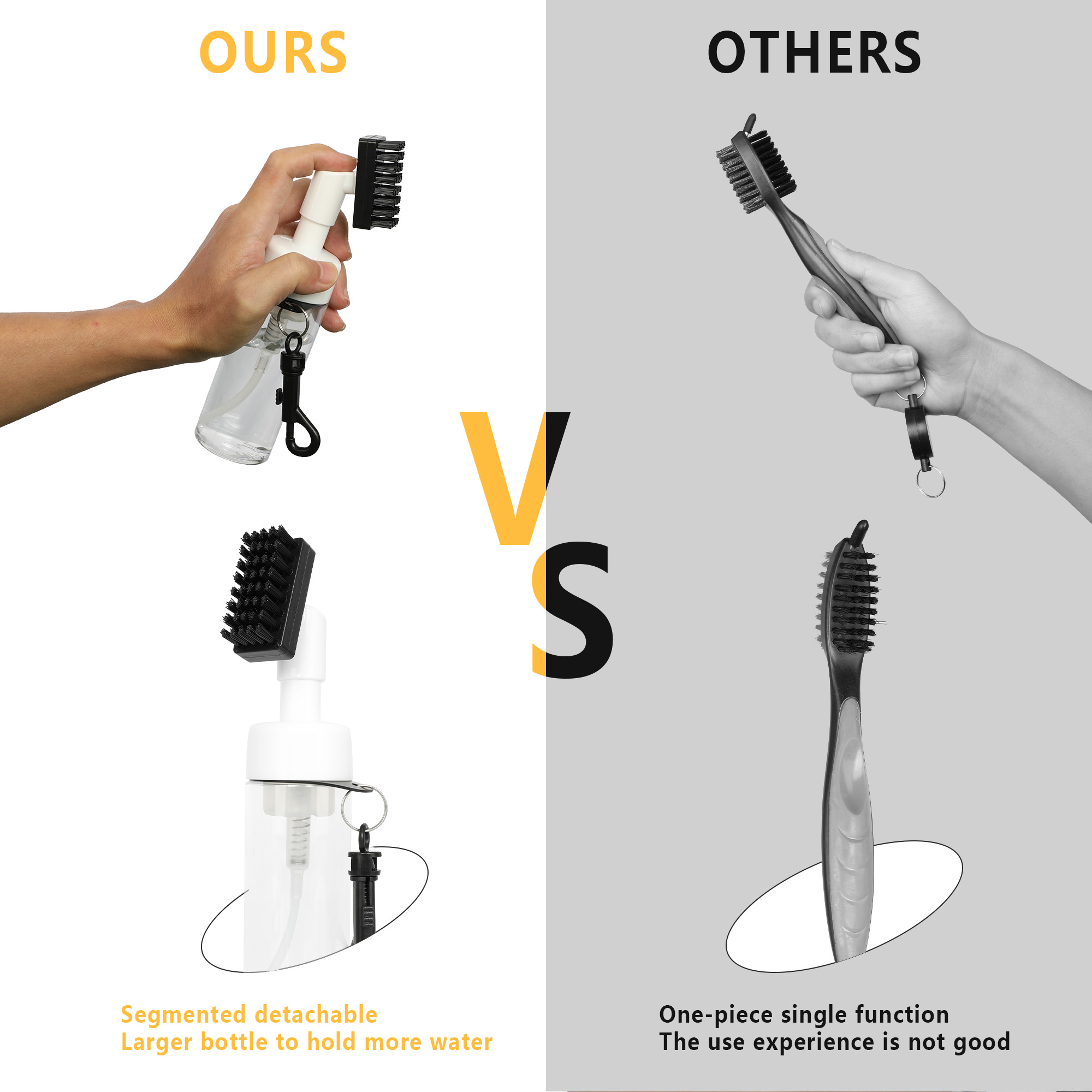 Golf Club Cleaner Brush Spray  - đánh giá và giá Golf Equipment Rental