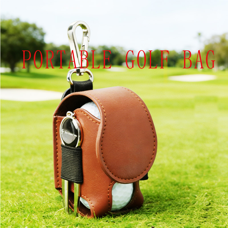 Golf PU Ball Bag Two-Piece Set - đánh giá và giá Golf Equipment Kit