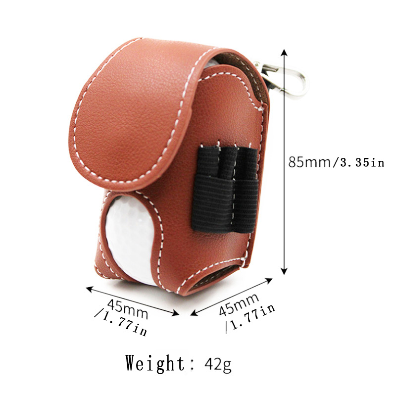Golf PU Ball Bag Two-Piece Set - đánh giá và giá Golf Equipment Kit