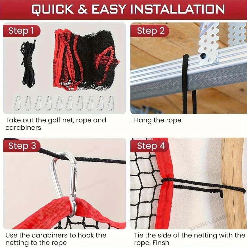 Heavy Duty Golf Net 10x10FT Go - đánh giá và giá Practice Net Hitting