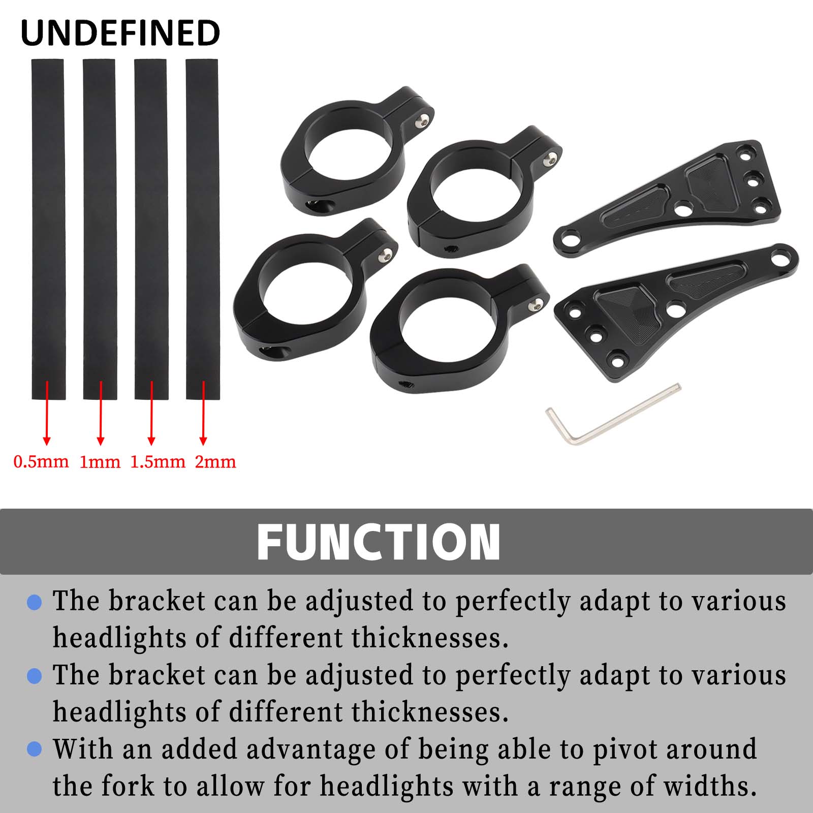 33mm-58mm Headlight Bracket Mo - đánh giá và giá Golf Zero
