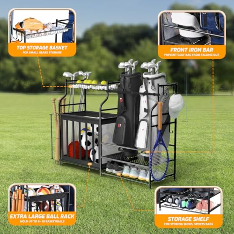 Sports Equipment Organizer Rac - đánh giá và giá Golf Equipment And Gear
