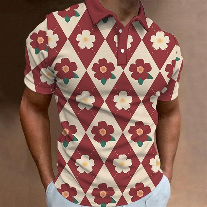 Men's Polo Shirt Summer Casual - đánh giá và giá Golf Equipment Rental