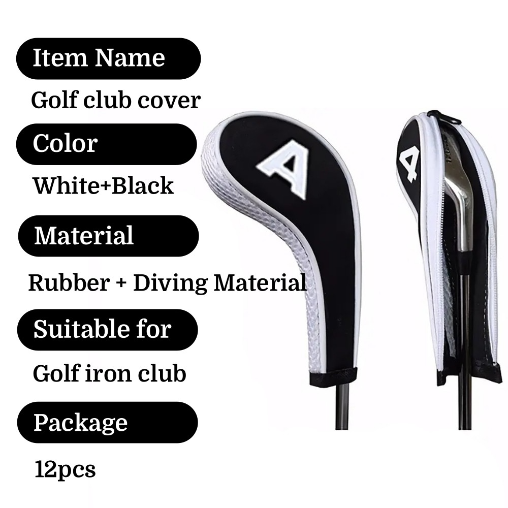 12-Piece Golf Club Cover Set – - đánh giá và giá Golf Club Iron Set