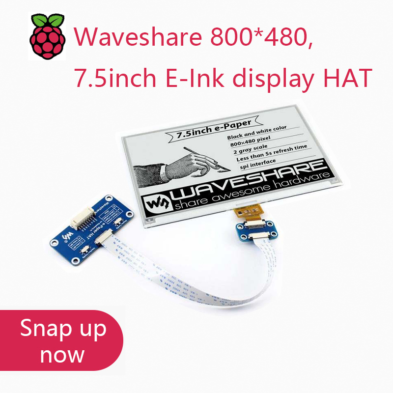 Waveshare 800*480,7.5inch E-In - đánh giá và giá Golf Zero
