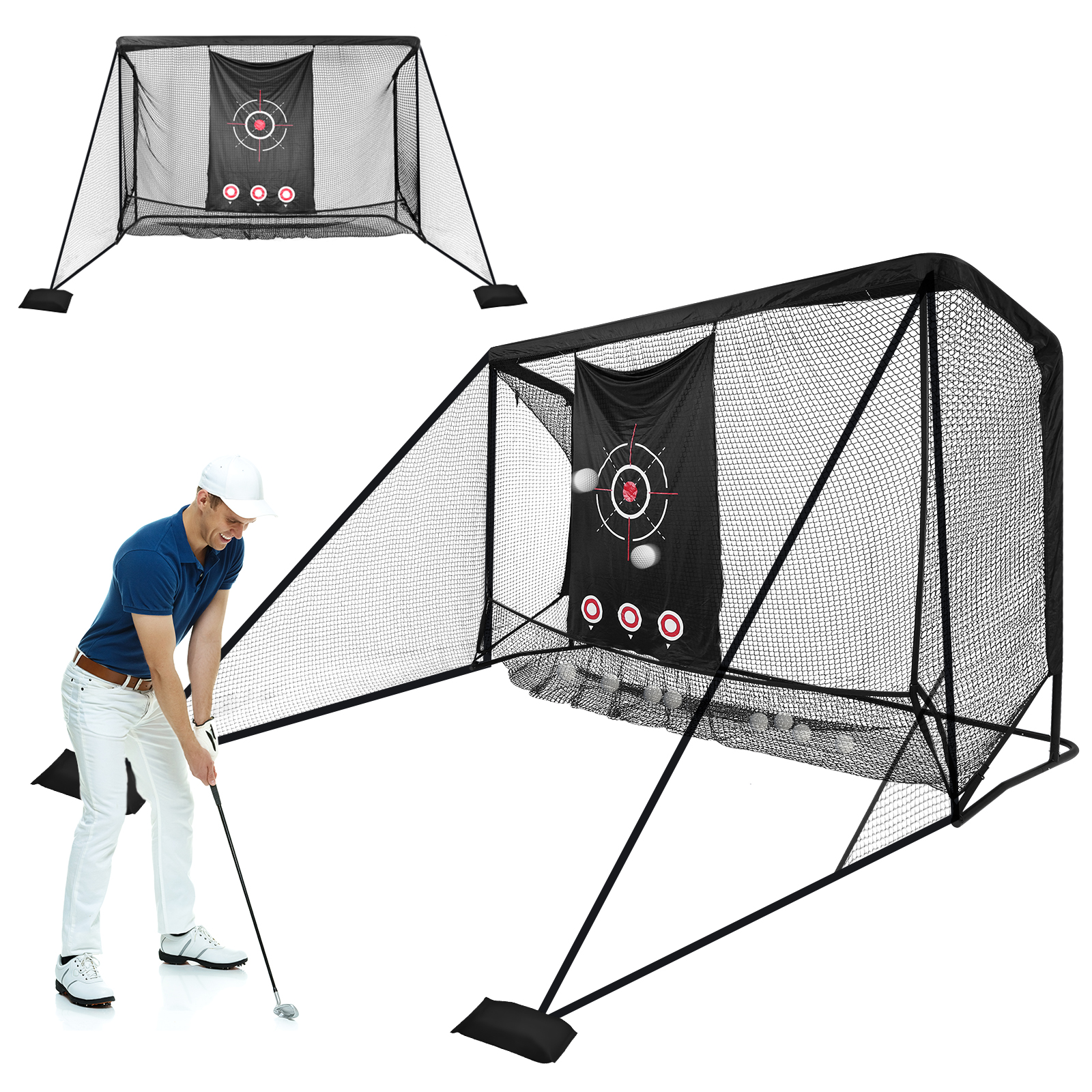 Golf Cage Practice Hitting Net - đánh giá và giá Practice Net Hitting
