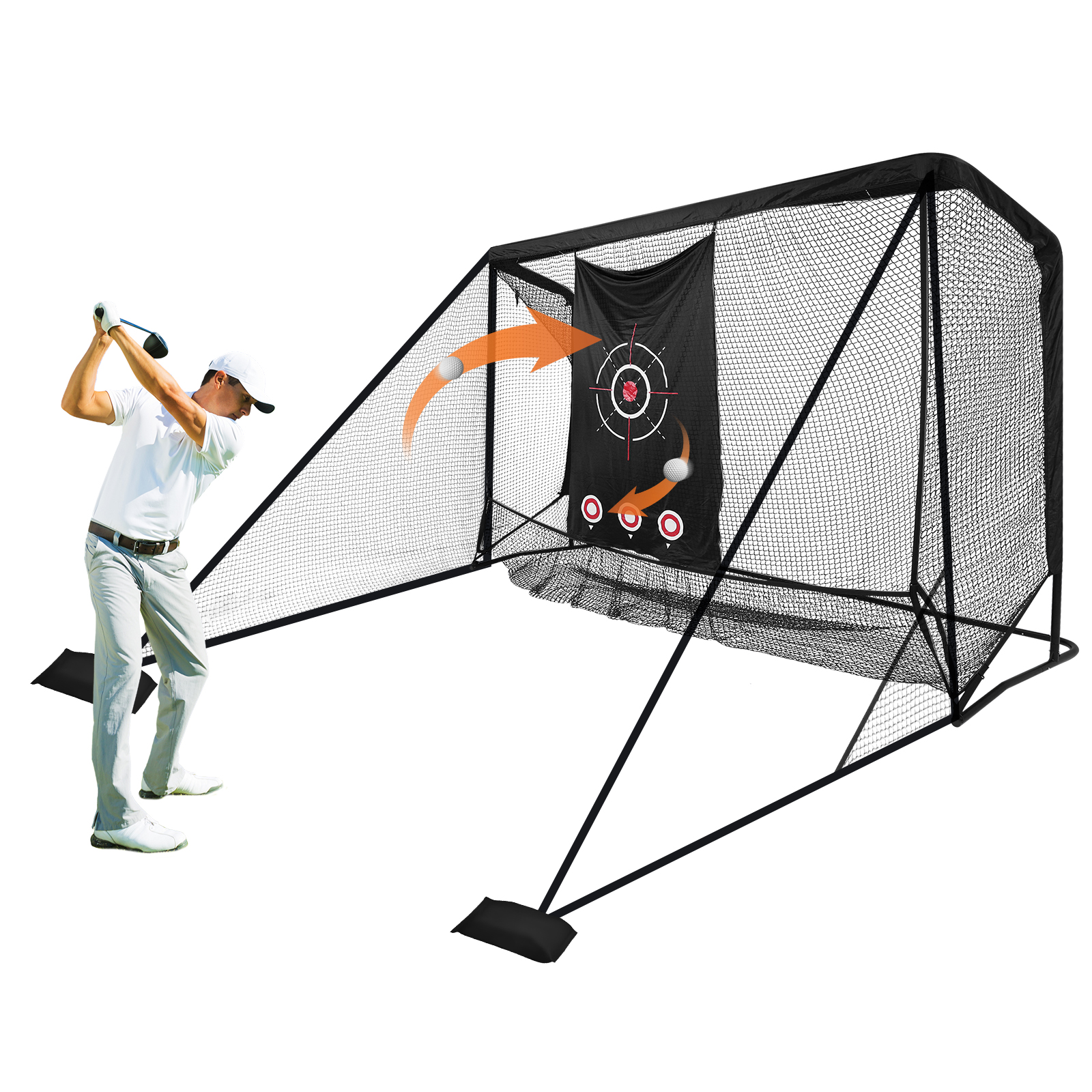 Golf Cage Practice Hitting Net - đánh giá và giá Practice Net Hitting