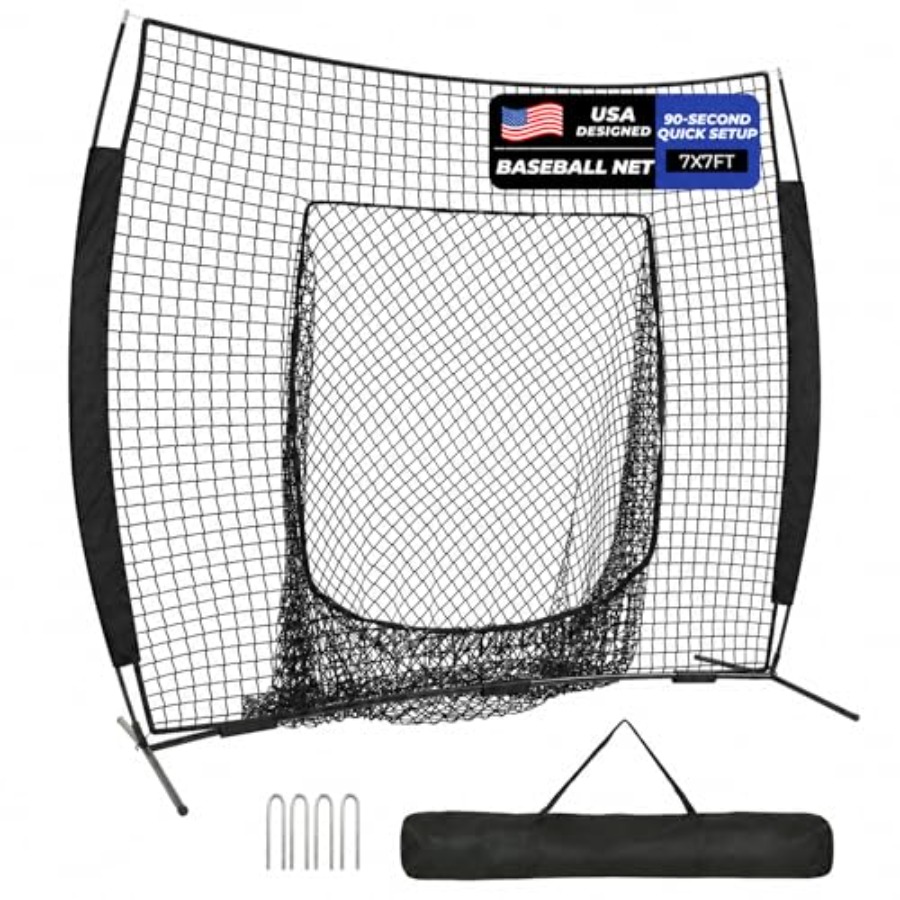 7 x 7 Feet Baseball Net, Baseb - đánh giá và giá Practice Net Hitting