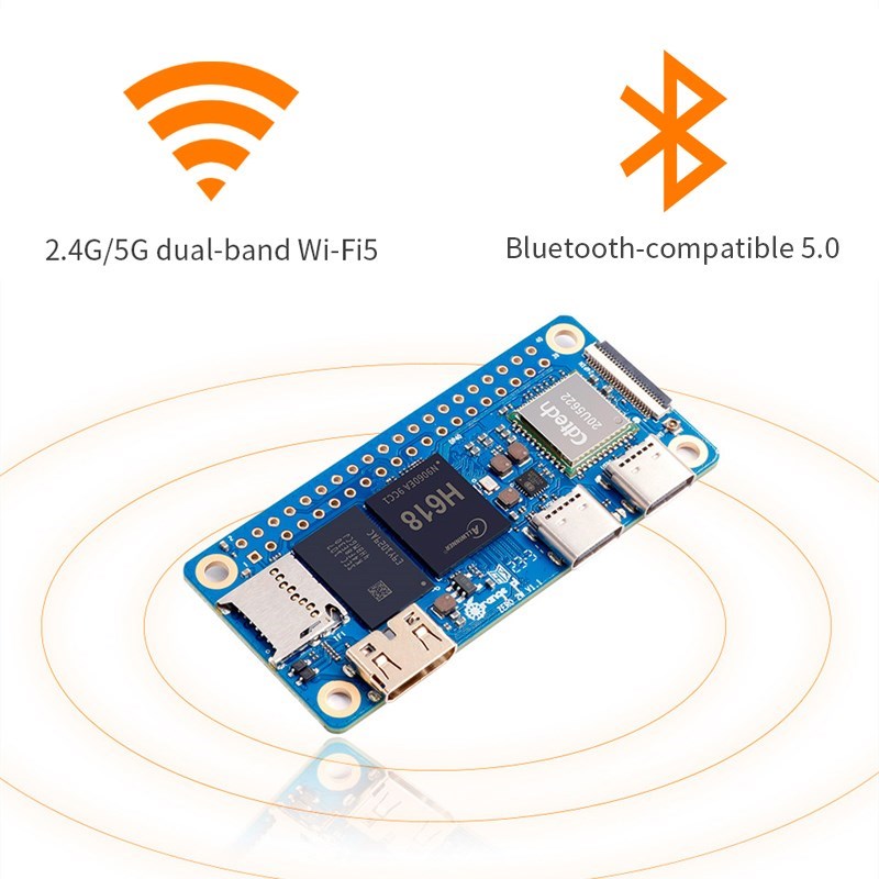 Orange Pi Zero 2W 4GB 2GB 1.5G - đánh giá và giá Golf Zero