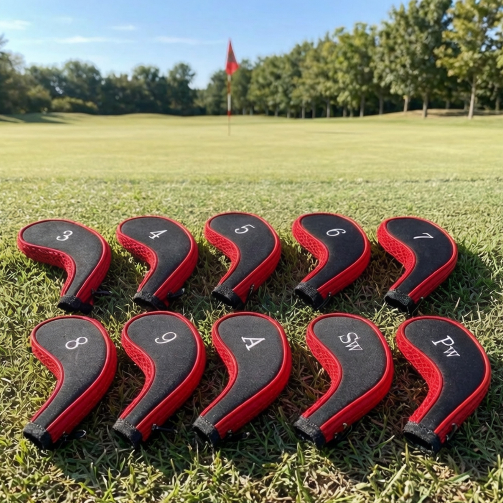 10 Pieces Iron Head Cover Shie - đánh giá và giá Golf Club Iron Set